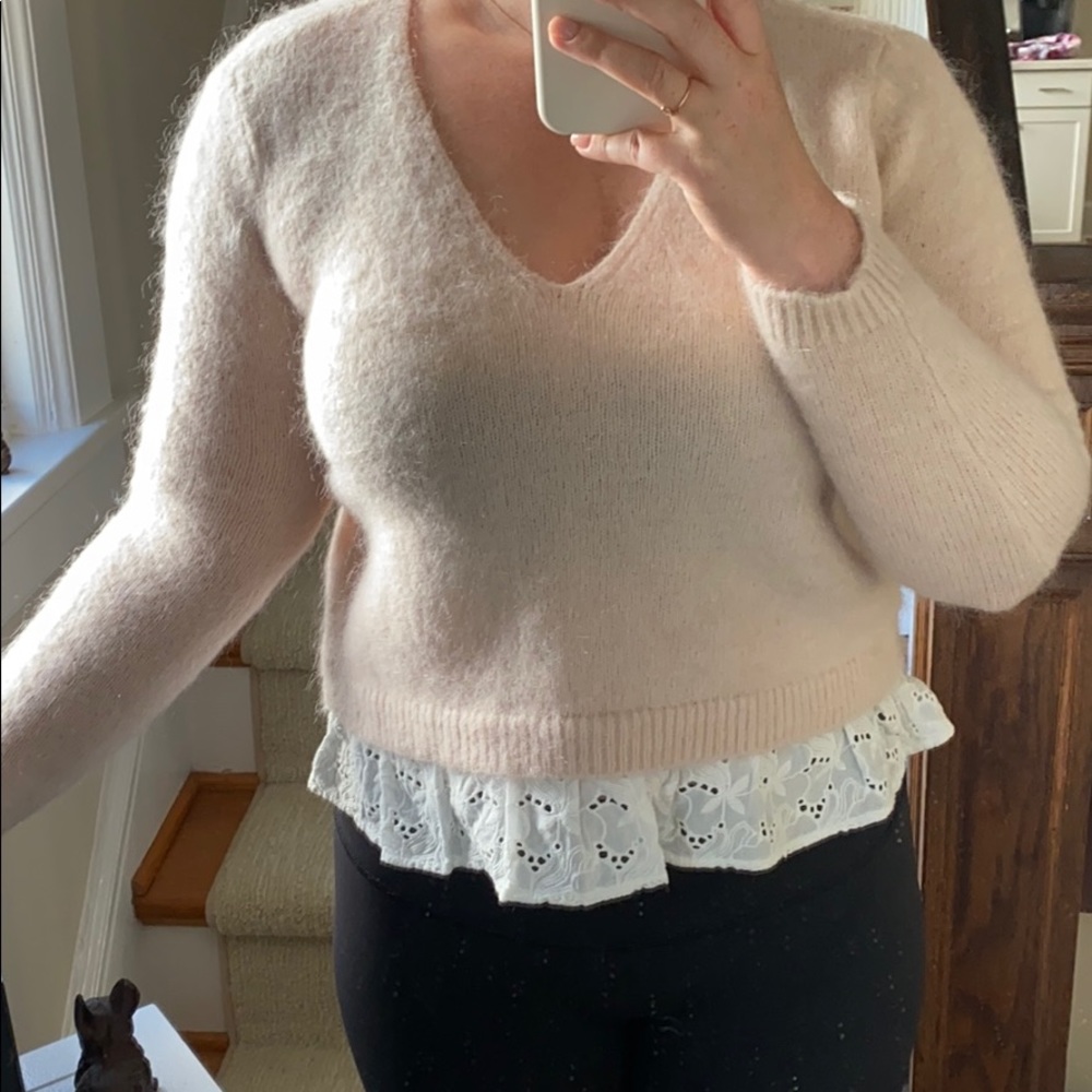 Sezáne Alfred Sweater - Light pink / nude NWT